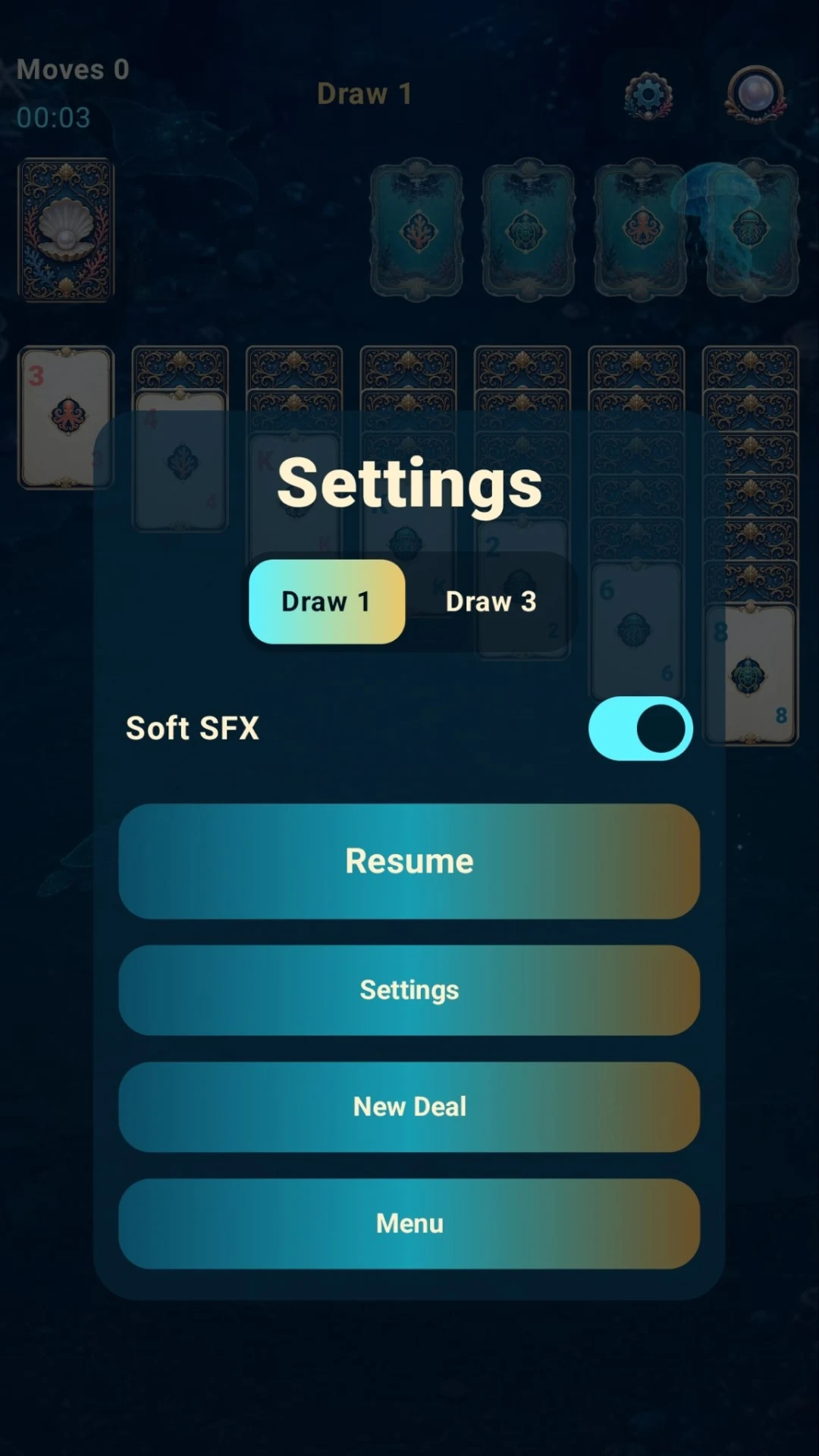 Ocean Solitaire screenshot