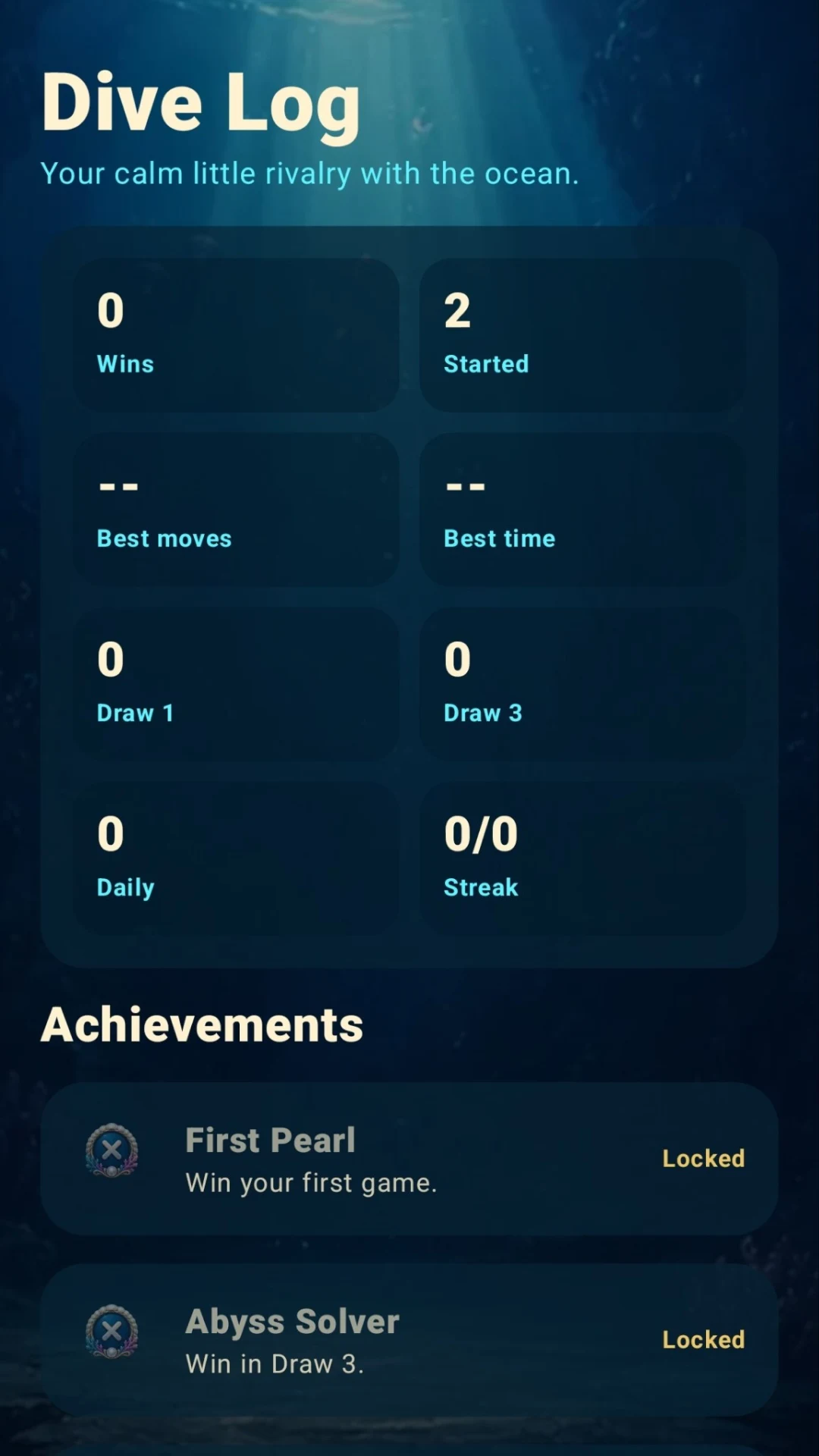 Ocean Solitaire screenshot